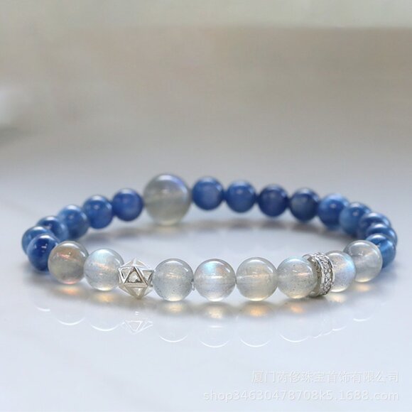 Handmade| Natural Hematite Healing Crystal Bracelet - Picture 2 of 5